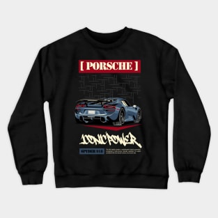 Vintage Porsche 918 Crewneck Sweatshirt